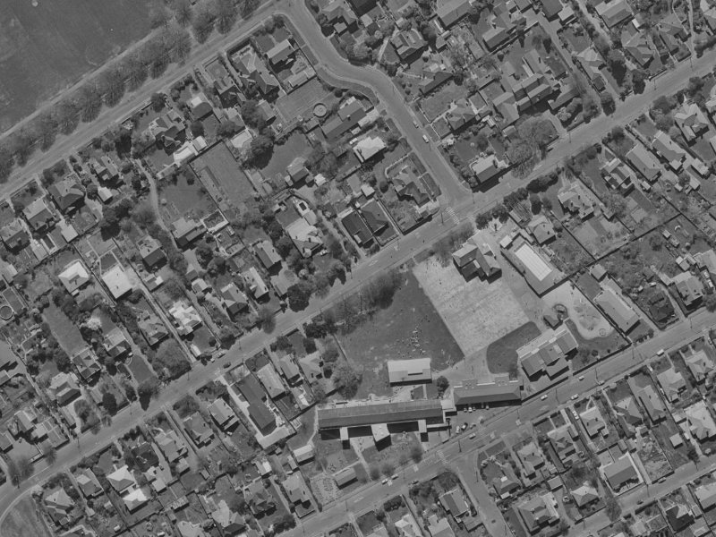 56 Leinster Road from the air, 1970-1974