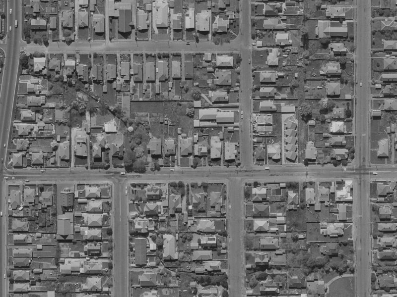 119 Edgeware Road from the air, 1970-1974