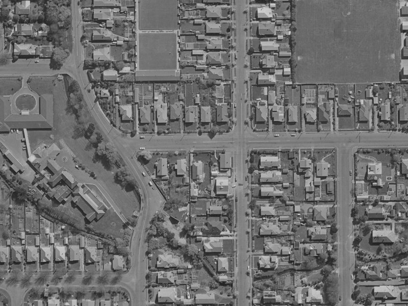 12 Averill Street from the air, 1970-1974