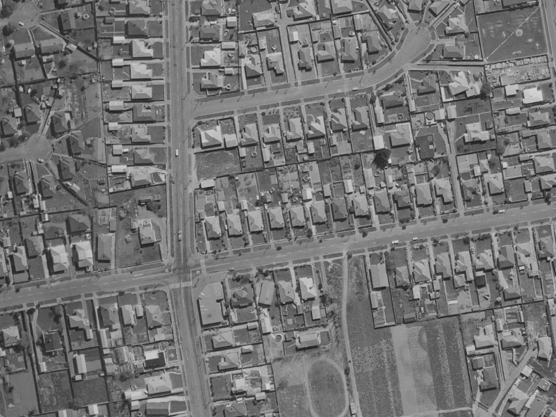 51 McBratneys Road from the air, 1970-1974