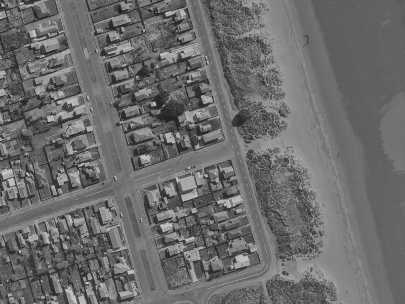 8–10 Rodney Street from the air, 1970-1974