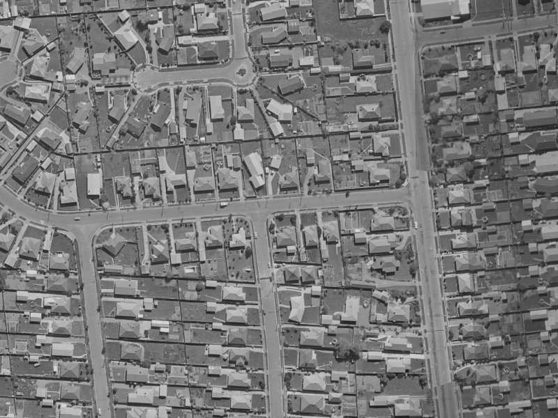 8A Greendale Avenue from the air, 1970-1974