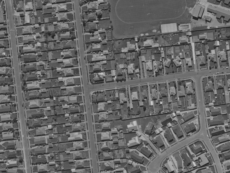29-31 Wentworth Street from the air, 1970-1974