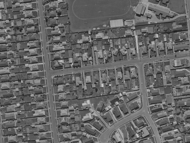 23 Wentworth Street from the air, 1970-1974
