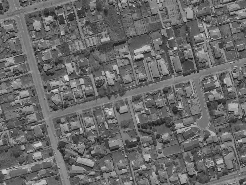 17 Plynlimon Road from the air, 1970-1974