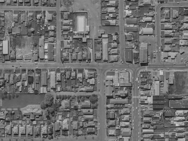 149 Caledonian Road from the air, 1970-1974