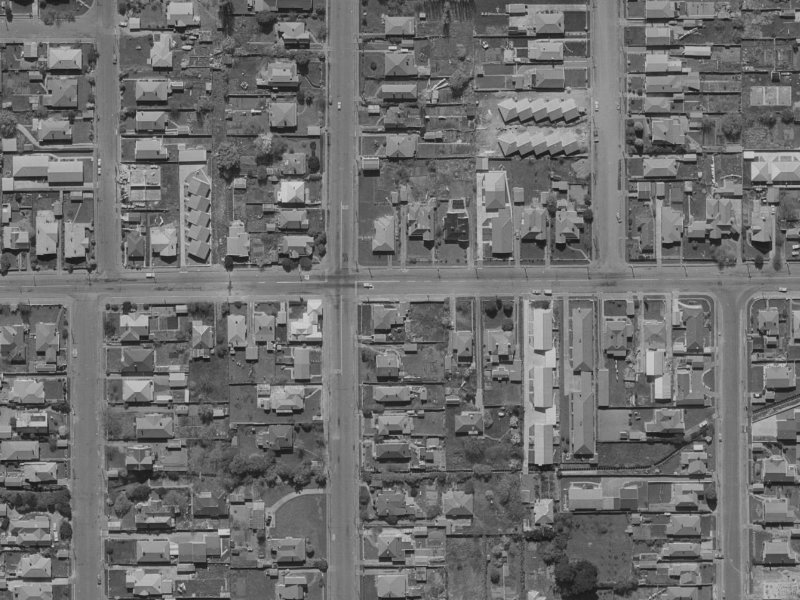 150A Edgeware Road from the air, 1970-1974