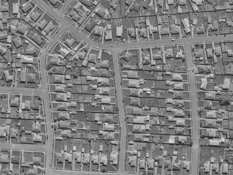 Shaftesbury Street from the air, 1970-1974