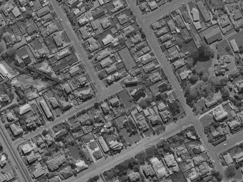 30 Beverley Street from the air, 1970-1974