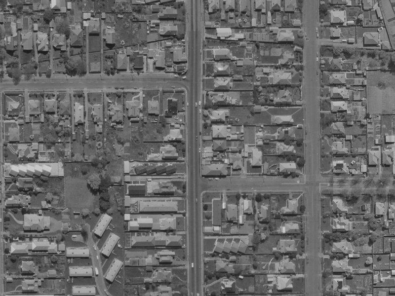 94 Hills Road from the air, 1970-1974