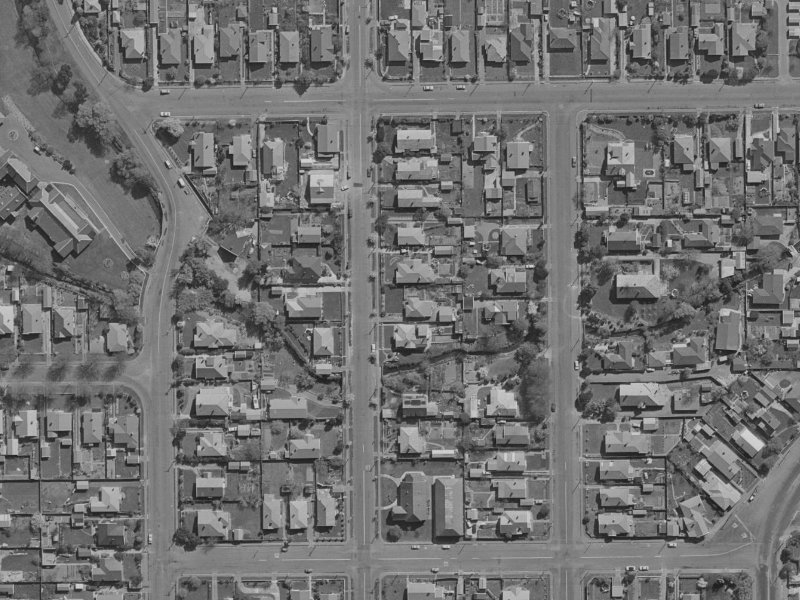 74 Petrie Street from the air, 1970-1974