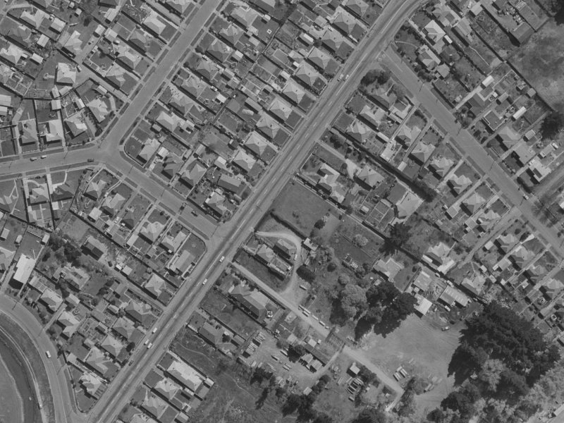 136A Wainoni Road from the air, 1970-1974