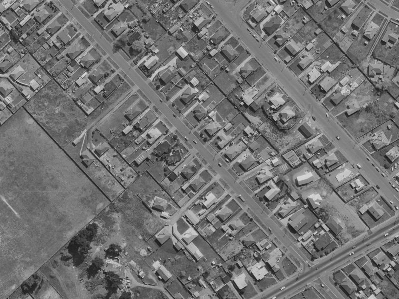 93 Marlow Road from the air, 1970-1974