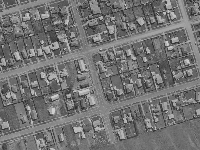 103 Waitaki Street from the air, 1970-1974