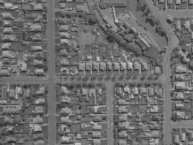 66 Slater Street from the air, 1970-1974