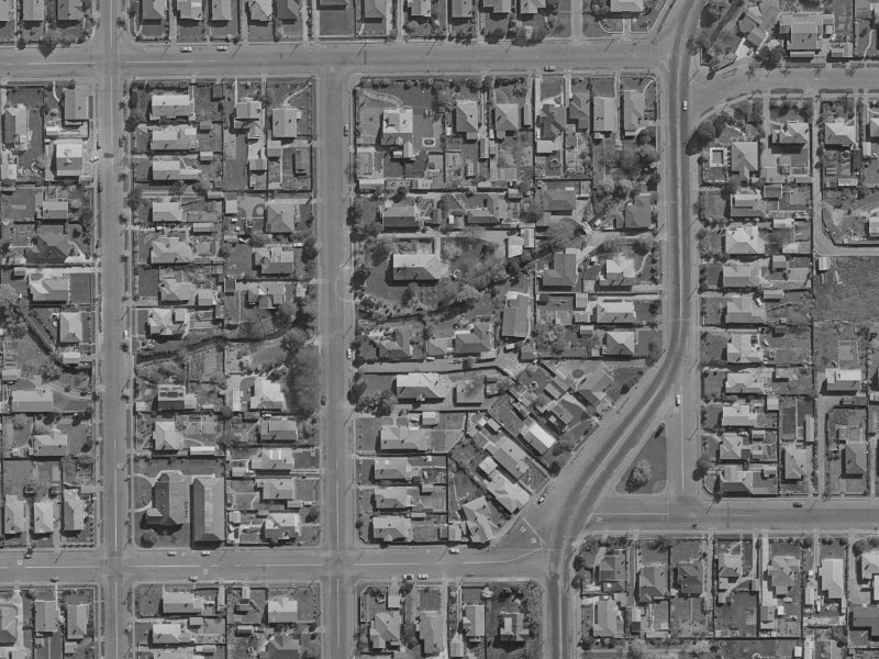 66 Chrystal Street from the air, 1970-1974