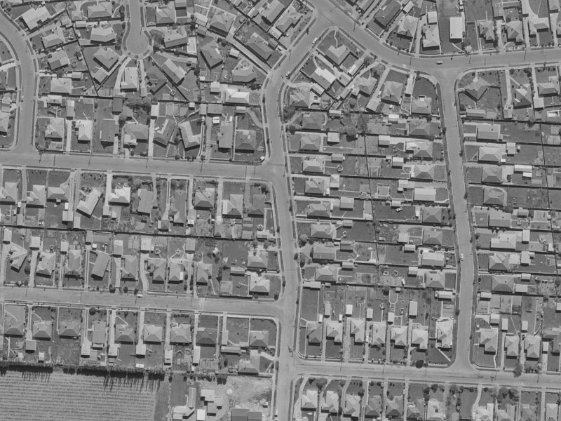 25 Radbrook Street from the air, 1970-1974