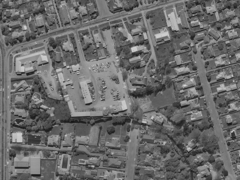 188A Clyde Road from the air, 1970-1974