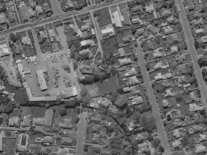 30B Jeffreys Road from the air, 1970-1974
