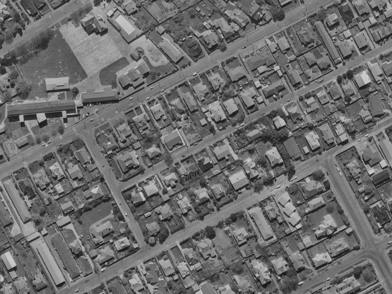 20 Cox Street from the air, 1970-1974