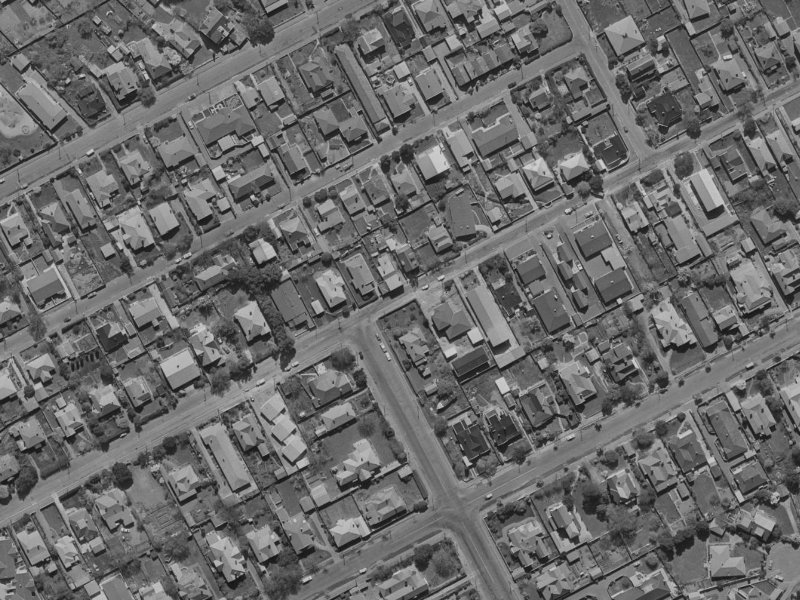 87 Office Road from the air, 1970-1974