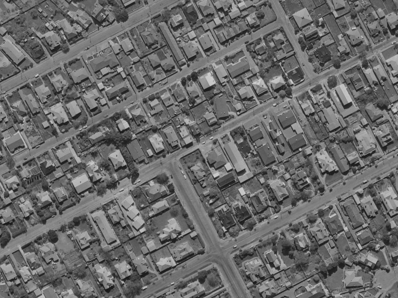 88A Office Road from the air, 1970-1974
