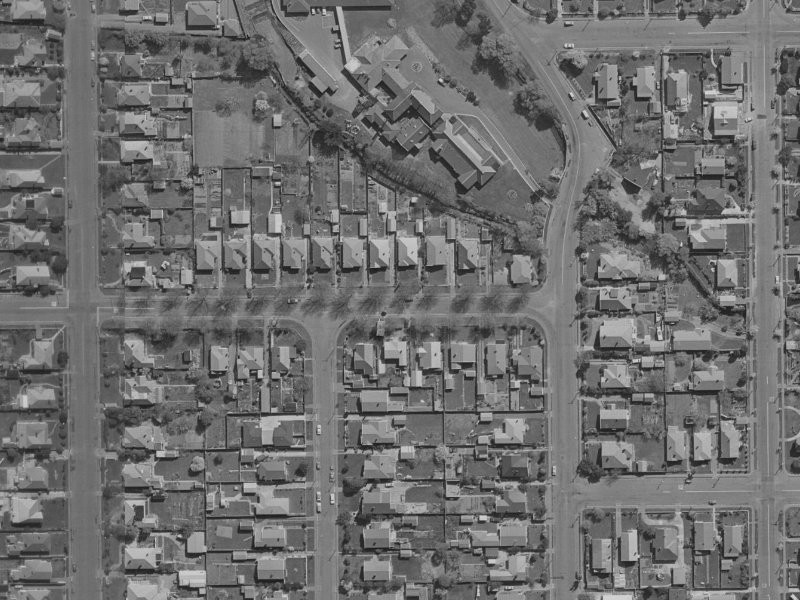 50 Dudley Street from the air, 1970-1974