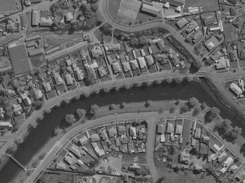 394 River Road from the air, 1970-1974