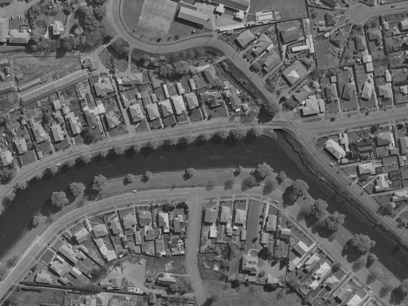406 River Road from the air, 1970-1974
