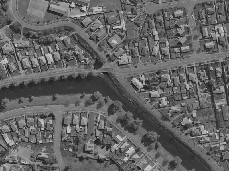 Dallington Terrace from the air, 1970-1974