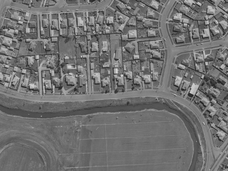 924 Avonside Drive from the air, 1970-1974