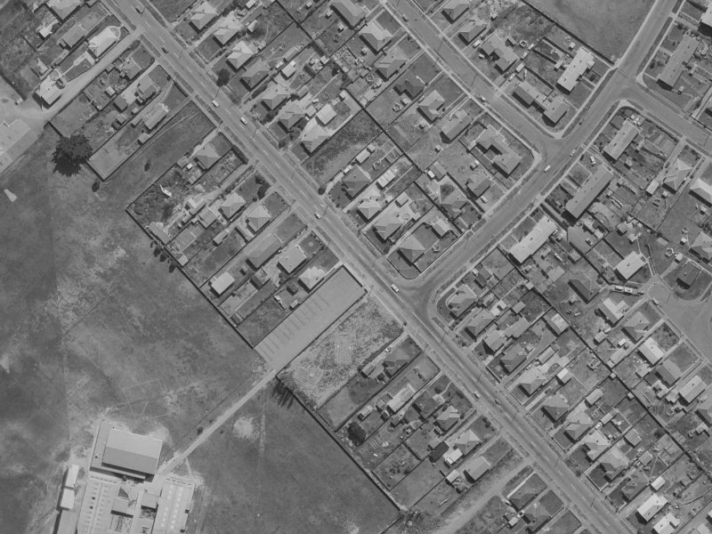 225 Breezes Road from the air, 1970-1974