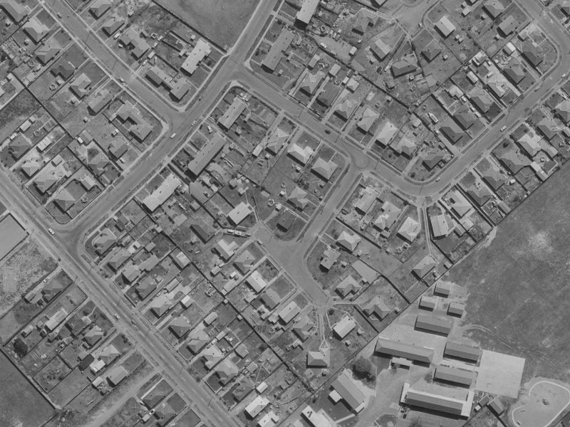 6 Twynham Place from the air, 1970-1974