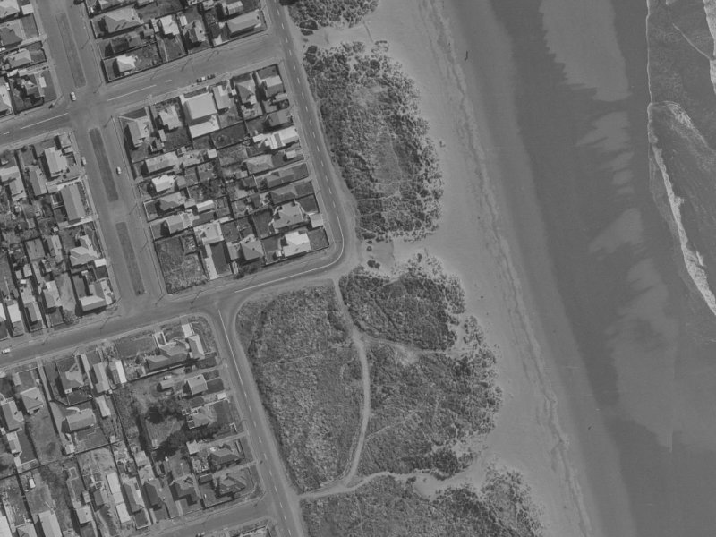 277–283 Marine Parade from the air, 1970-1974