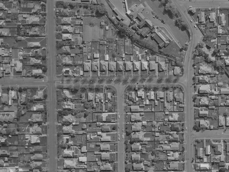 57 Nicholls Street from the air, 1970-1974