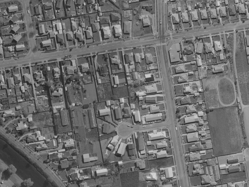 28A Mcbratneys Road from the air, 1970-1974