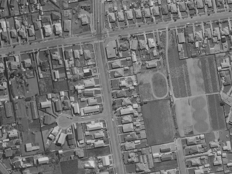 138 Gayhurst Road from the air, 1970-1974