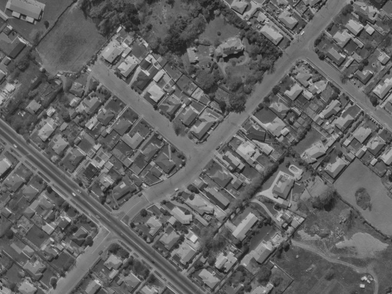 12 Gleneagles Terrace from the air, 1970-1974