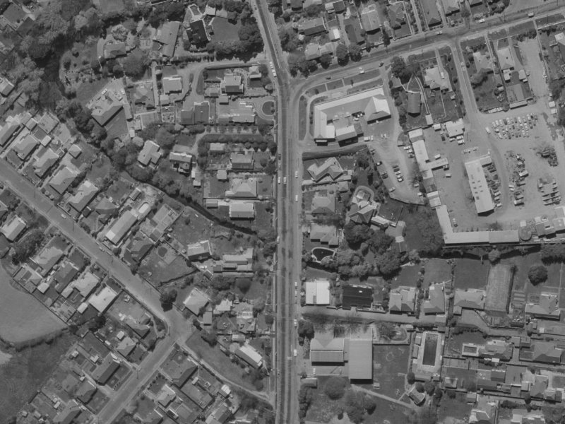 175 Clyde Road from the air, 1970-1974