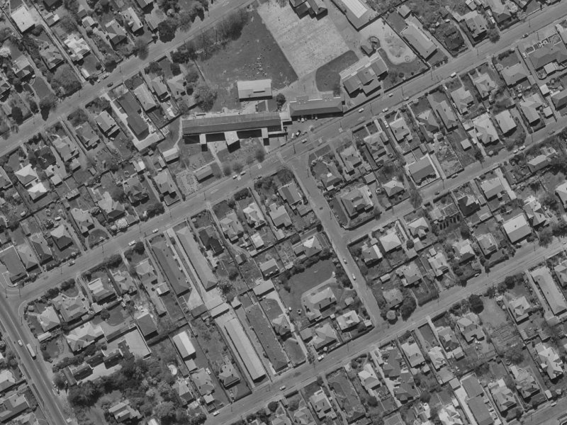 40 Aikmans Road from the air, 1970-1974