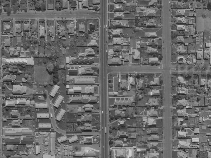 86B Hills Road from the air, 1970-1974