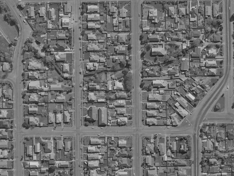 59 Chrystal Street from the air, 1970-1974