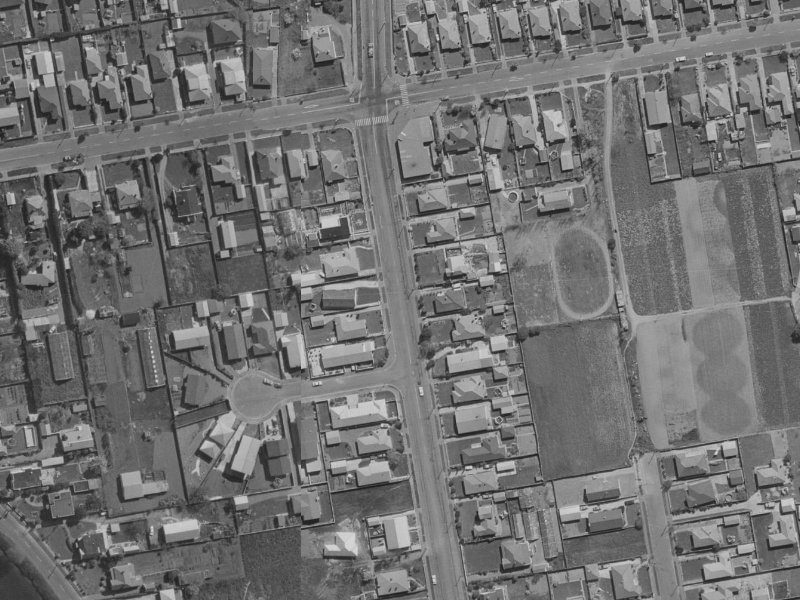 140A Gayhurst Road from the air, 1970-1974