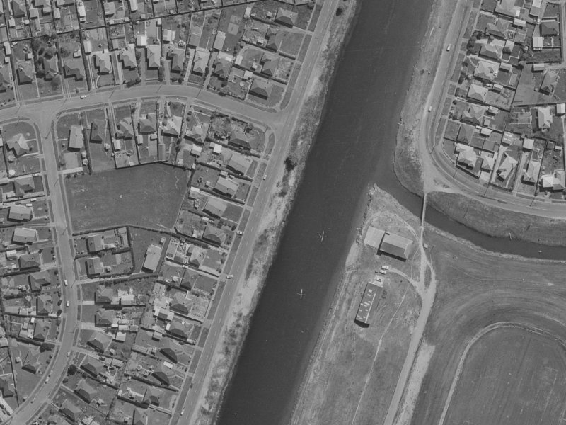 155 Locksley Avenue from the air, 1970-1974