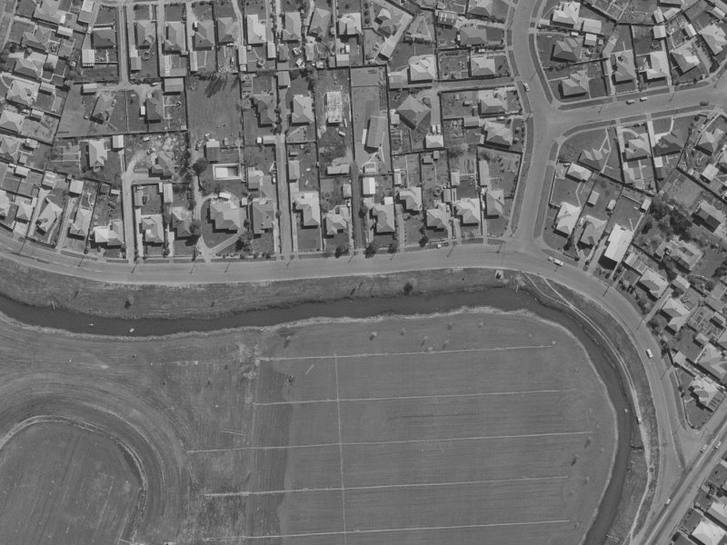 926 Avonside Drive from the air, 1970-1974