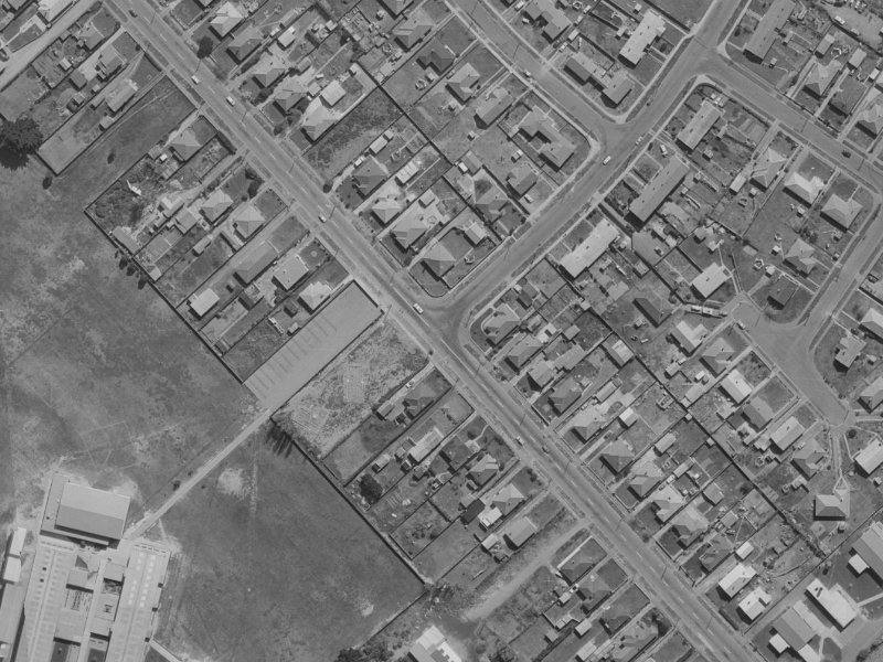 246 Breezes Road from the air, 1970-1974