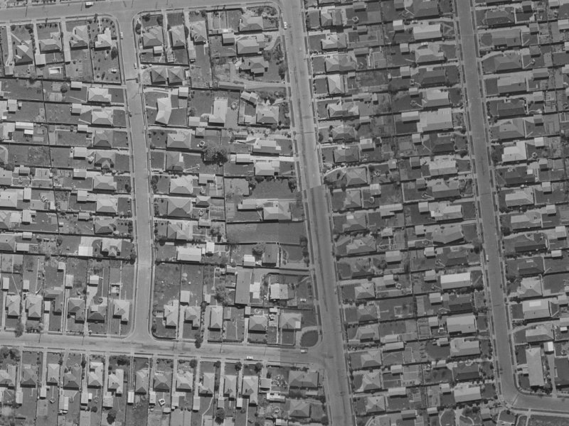 219 Avonhead Road from the air, 1970-1974