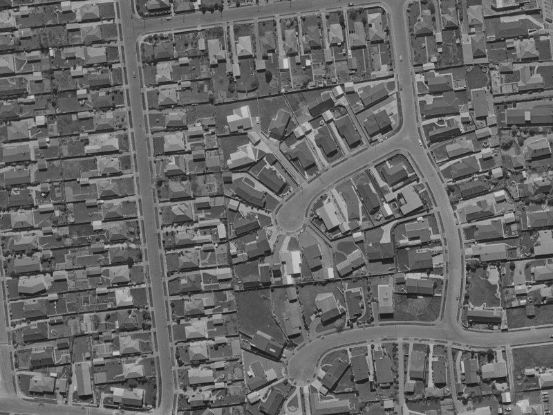 Glenavon Place from the air, 1970-1974