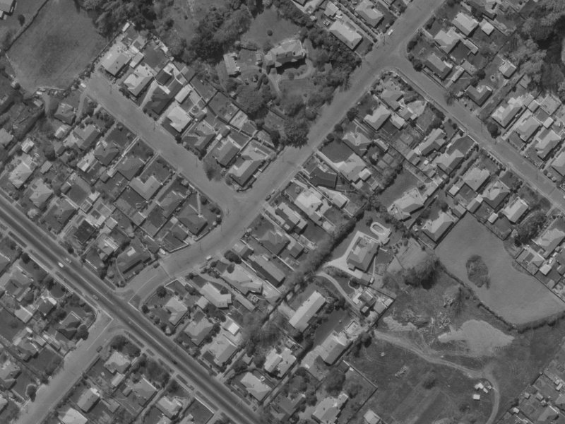 14 Gleneagles Terrace from the air, 1970-1974