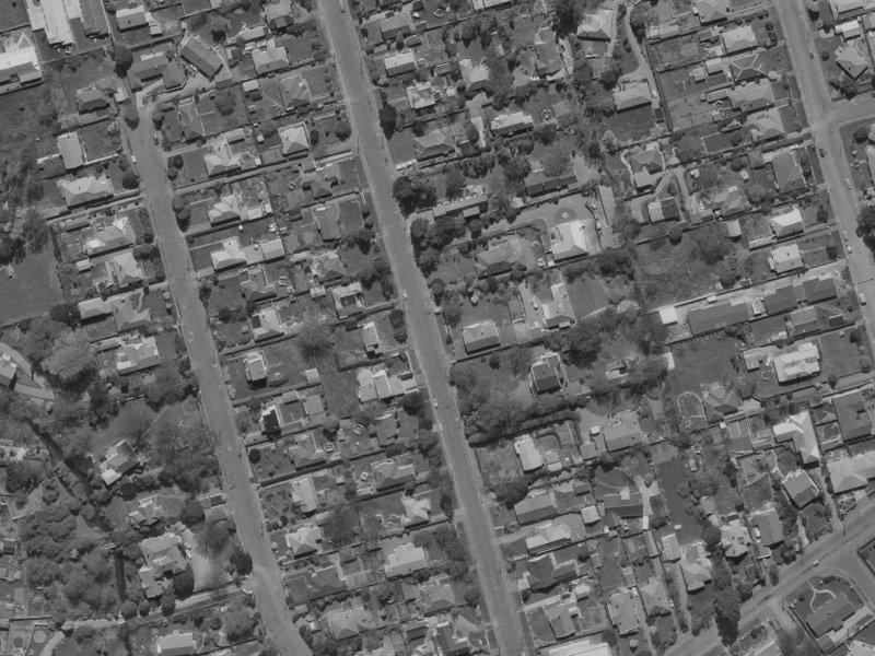 Bryndwr Road from the air, 1970-1974